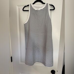 Abercrombie YBP Black and White Halter Sheath Mini Dress